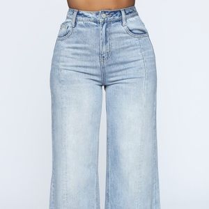 Fashion Nova wide leg jeans